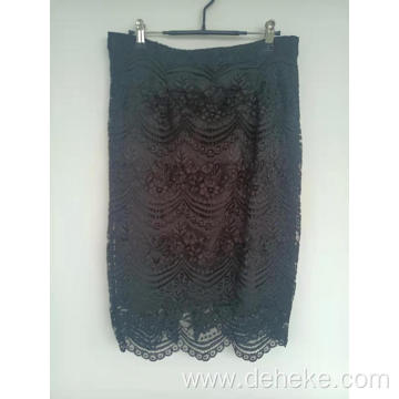 Women's Knit elegant lace skirt